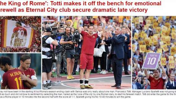 Daily Mail - L'emozionante addio del Re di Roma. FOTO!