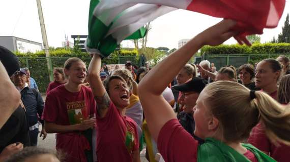 Roma Femminile, l'esultanza social delle calciatrici: "Siamo Campionesse d'Italia"