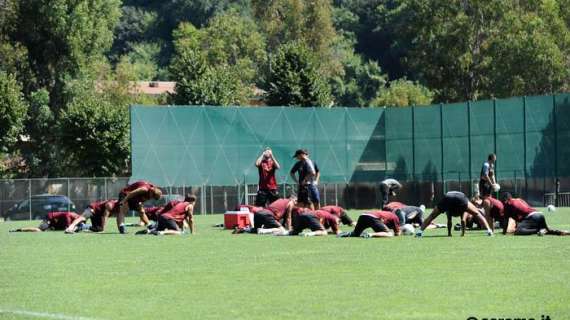 Trigoria - Luis Enrique fa lavorare i giocatori nell'1 contro 1. I portieri allenati duramente da Tancredi per sostituire Stekelenburg