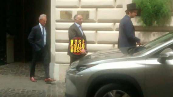 Pallotta rientra in hotel dopo l'incontro col Prefetto Basilone, Baldissoni allo studio Tonucci. FOTO! VIDEO!