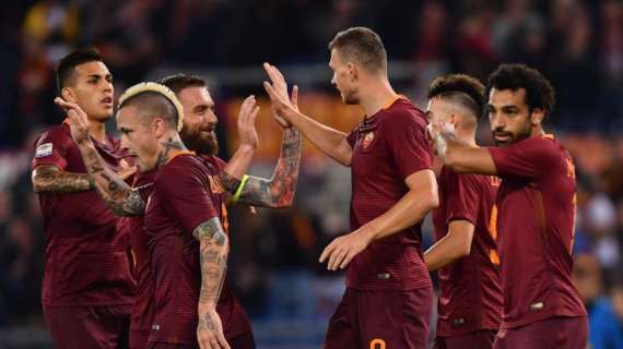 Roma-Palermo 4-1 - La gara sui social: "Al gol di Dzeko qualcuno è caduto dal trespolo..."