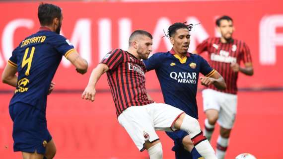 LA VOCE DELLA SERA - Milan-Roma 2-0, Rebic e Cahlanoglu regolano i giallorossi. Fonseca: "Partita regalata per un nostro errore". Spinazzola: "Non credo ci sia stato un problema fisico"