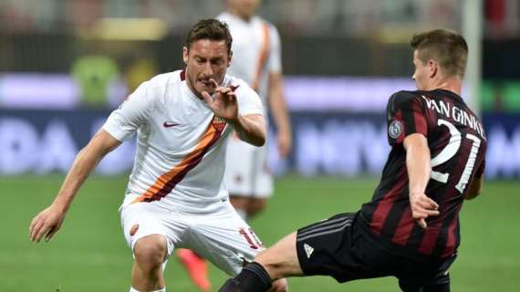 Il Migliore Vocegiallorossa - Totti è il man of the match di Milan-Roma 