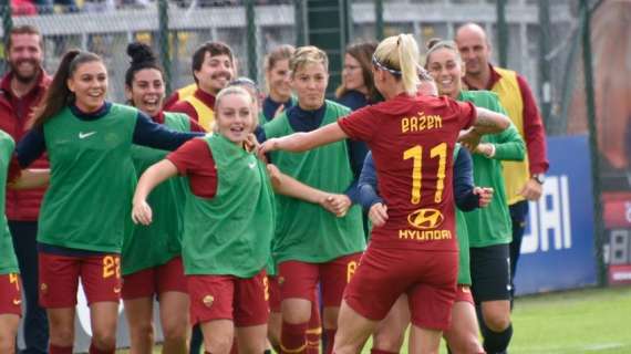 Roma Femminile, Erzen: "Tre punti importanti per la classifica. Dedico il gol a mia nonna"