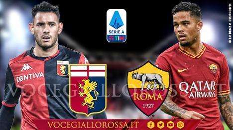 Genoa-Roma - La copertina del match. GRAFICA!