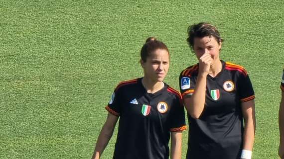 Roma Femminile, Giugliano esulta facendo la Dybala mask