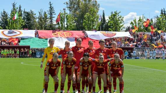 Roma Femminile, la gara contro il Sassuolo è in programma alle 12:30 del 14 settembre