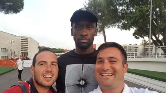 Rüdiger al Foro Italico per gli Internazionali di tennis. FOTO!