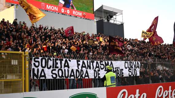 Roma-Inter 0-1, la squadra va sotto la Curva Sud. I tifosi: "Fuori le palle"