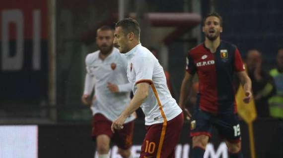Il Migliore Vocegiallorossa - Totti è il man of the match di Genoa-Roma 2-3