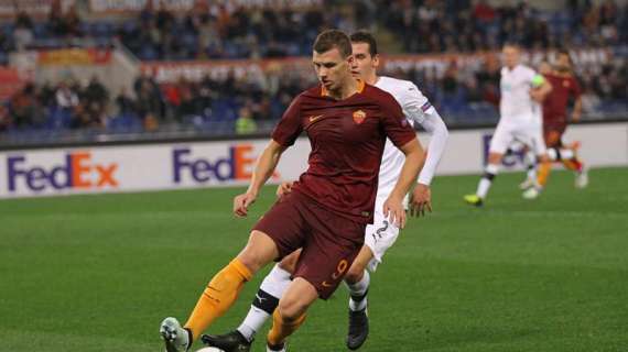 Roma-Viktoria Plzeň 4-1 - La gara sui social: "Dzeko, il cigno di Sarajevo"