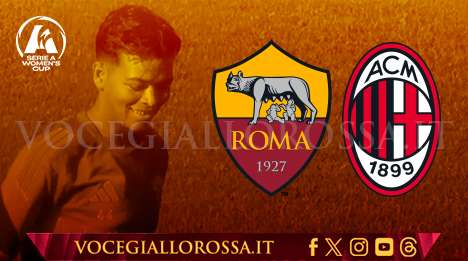 Serie A Women's Cup - Roma-Milan - La copertina del match. GRAFICA!