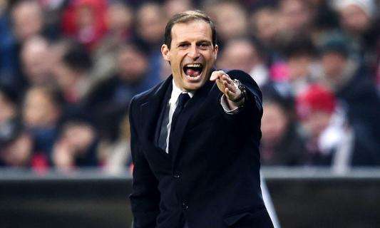 Juventus, Allegri: "Scudetto? Siamo davanti a Napoli e Roma, facciamo un passettino alla volta"