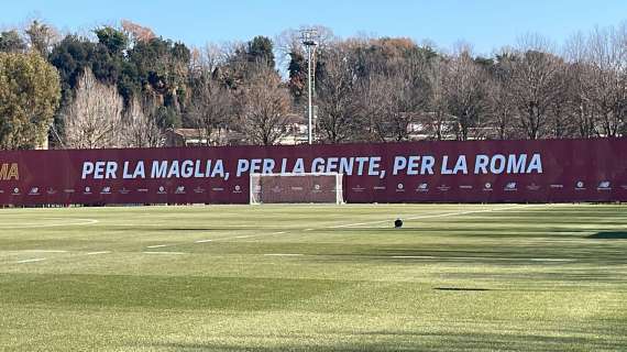 TRIGORIA - La rifinitura in vista del derby della Capitale