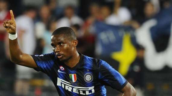 Inter-Bologna 4-1, doppietta di Eto'o