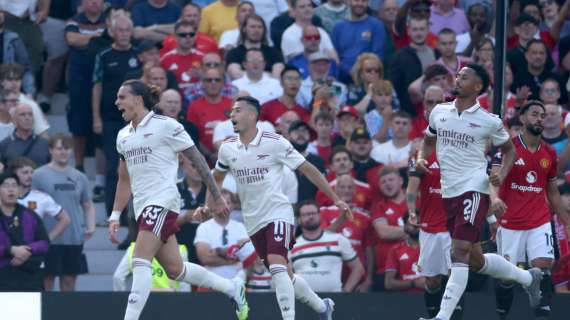 Arsenal, Calafiori a segno per espugnare l'Old Trafford