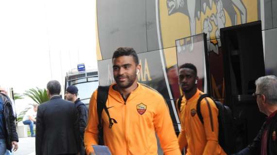 La Roma arrivata a Barcellona: la photogallery