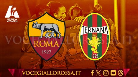 Roma-Ternana Femminile - La copertina del match. GRAFICA!