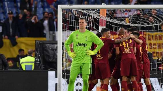 Juventus, Szczesny: "Sorpreso di come sia finita tra De Rossi e la Roma"