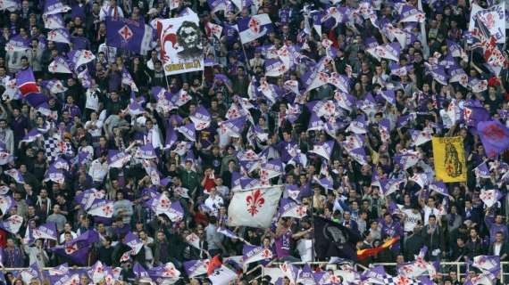 Curva Fiesole, 5' in silenzio per protesta all'inizio di Fiorentina-Roma