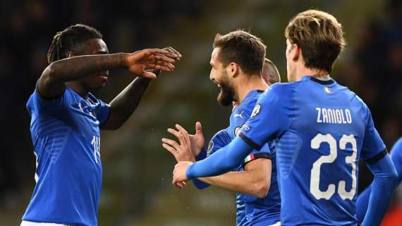 La Roma in Nazionale - Italia-Liechtenstein 6-0, vittoria larga per gli azzurri. 33 minuti di gioco per Zaniolo, Cristante in panchina per tutta la gara