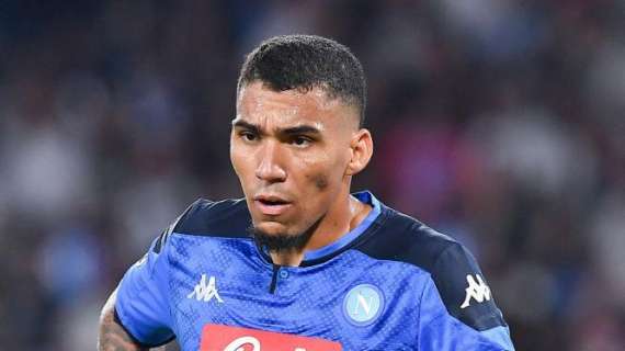 Napoli, trauma distorsivo al ginocchio destro per Allan: out contro la Roma