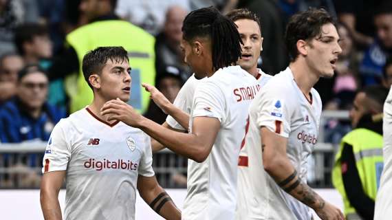 Inter-Roma 1-2 - La gara sui social: "Ma Dybala non ha segnato per l'Inter? Smalling sontuoso ma sempre sottovalutato"