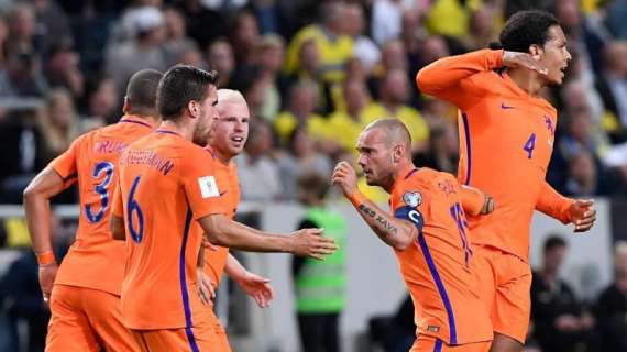 La Roma in Nazionale - Svezia-Olanda 1-1 - Sneijder risponde a Berg. Decisivo un errore di Strootman. FOTO!