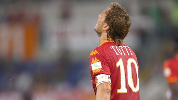 Totti: "Non sono preoccupato ma dobbiamo tenere i fari accesi"