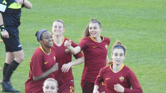 Serie A Femminile - Roma-Florentia 3-1 - Tris giallorosso, blindato il 4° posto