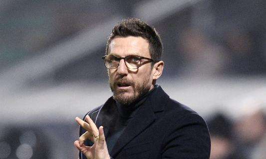 Sassuolo, Di Francesco: "Totti-Spalletti? Mi auguro possano chiarirsi"