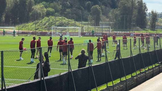 TRIGORIA - La rifinitura della Roma. Discorso di Mourinho alla squadra sul Campo B. FOTO! VIDEO!