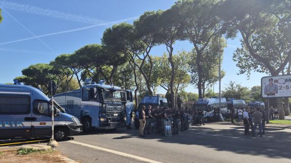 Lazio-Roma - In azione i droni per monitorare le zone intorno all'Olimpico. FOTO!