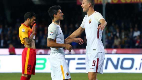 Benevento-Roma 0-4 - Doppietta di Dzeko e due autogol alla prima contro il Benevento. FOTO! VIDEO!
