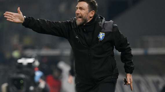 Eusebio Di Francesco: "Soulé merita palcoscenici importanti. È un professionista serio"