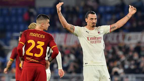 Roma-Milan 1-2 - Ibrahimovic e Kessié espugnano l'Olimpico, non basta il gol nel finale di El Shaarawy 