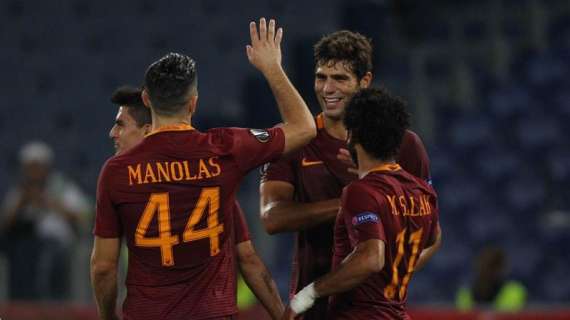 I numeri di... Roma-Astra Giurgiu - Terzo 4-0 stagionale. Totti fa 99 in Europa e Fazio torna al gol dopo 2 anni e mezzo