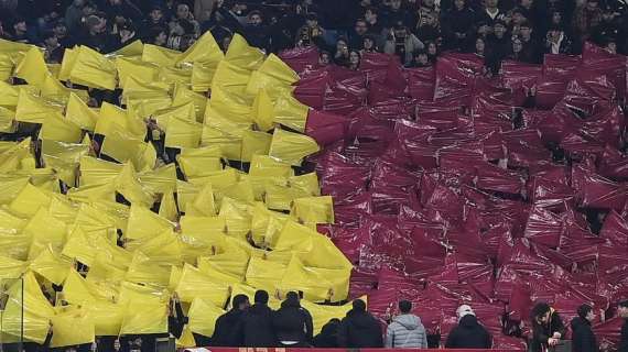 Roma-Athletic Club, la Curva Sud: "Portate tutti bandiere metà gialle e metà rosse. Scendiamo in campo anche noi"