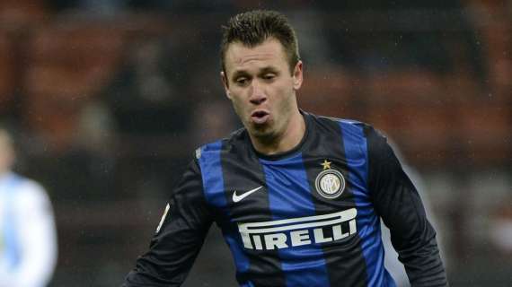 Inter, risentimento muscolare all'adduttore per Cassano