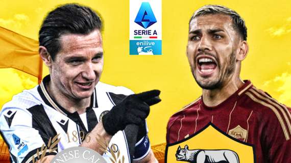 Udinese-Roma - La copertina del match. GRAFICA!