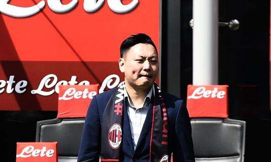 Milan, David Han Li a San Siro domenica sera