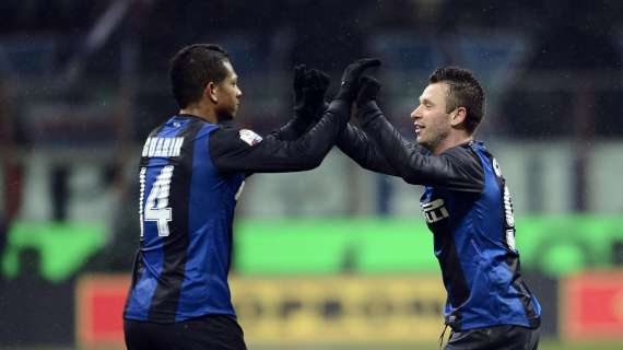 Inter, problemi in vista della Roma: improbabile la presenza di Cassano, Samuel e Milito