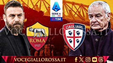 Roma-Cagliari - Le copertine del match. GRAFICA! 