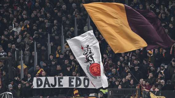 Roma-Atalanta, striscione per Bove in Curva Sud: "Ti vogliamo vedere lottare in campo. Nemici mai, romanisti sempre". FOTO!