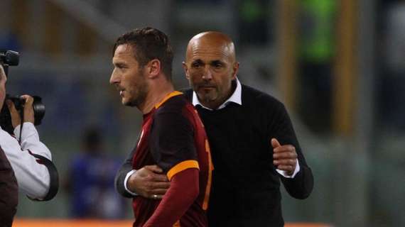 Totti: "Allenatore? Ora non mi vedo a gestire un gruppo. Con Spalletti ho un buon rapporto"