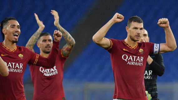 Dzeko salva la Roma