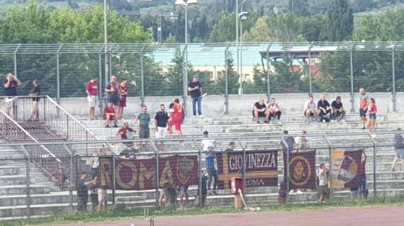 Arezzo-Roma 1-3 - Perotti, Dzeko e Kluivert a segno nell'ultima amichevole estiva. FOTO! VIDEO!