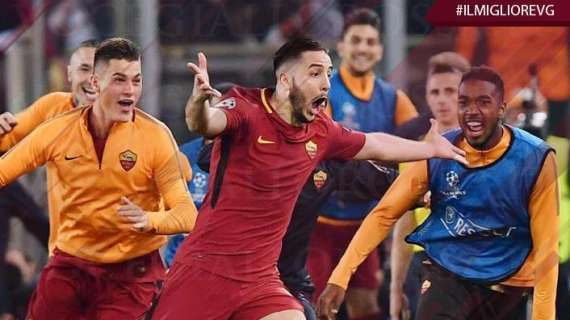 #IlMiglioreVG - Manolas è il man of the match di Roma-Barcellona 3-0. GRAFICA!