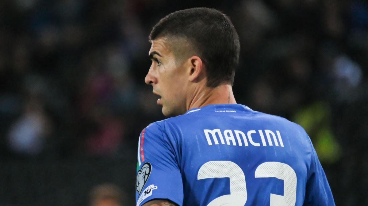 Italia-Norvegia 1-4 - 90' per Mancini che sbaglia sul gol di Larsen. Cristante entra al 68' 