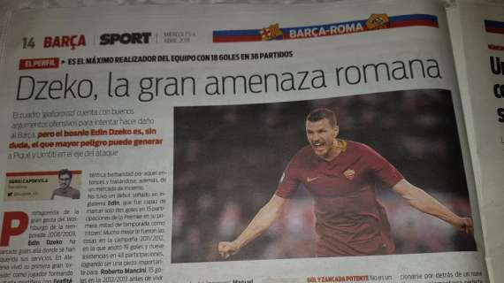 Sport - "Dzeko, la grande minaccia romana". FOTO!